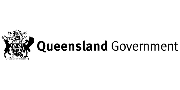 Queensland Government logo featuring the state crest and the text "Queensland Government" in a bold font, symbolizing official communication and authority.