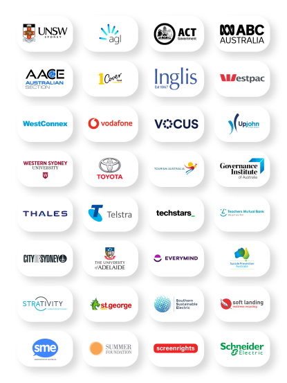 companies who trust the visual storytellers group, logo carousel