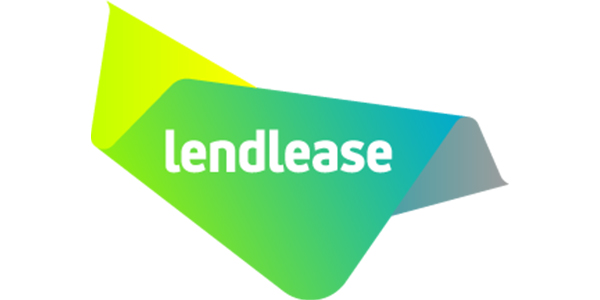 Lendlease logo featuring a dynamic green and yellow design, representing corporate partnership and engagement in visual storytelling by The Visual Storytellers Group.
