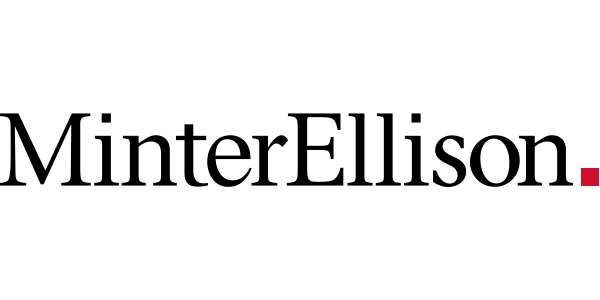 MinterEllison logo representing a trusted partner of The Visual Storytellers Group in enhancing corporate communication through graphic facilitation.